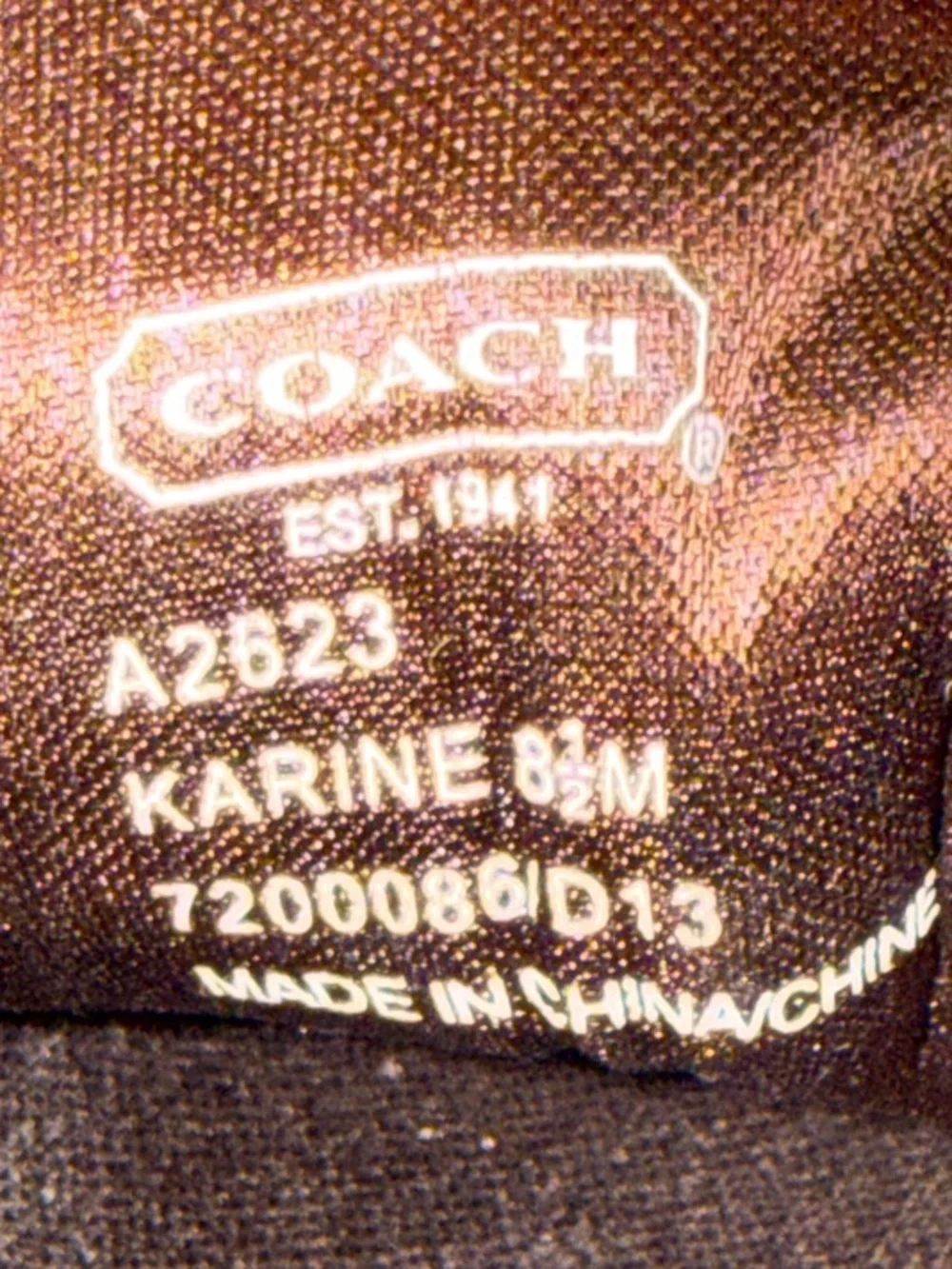 Coach Brown Signature Monogram Lace-Up Sneakers